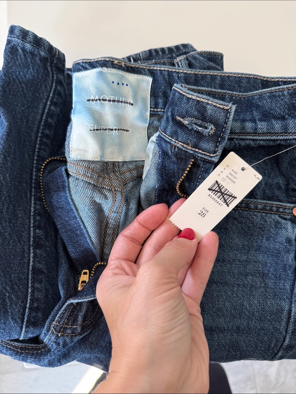 MOTHER Half Pipe High-Rise
Ankle Jeans Size 28 NWT - Picture 16 of 16